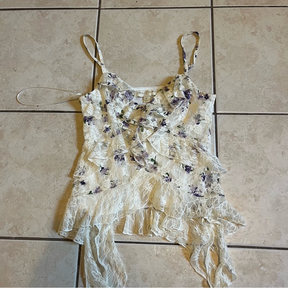 Thirty Thirty LA Floral Lace Top